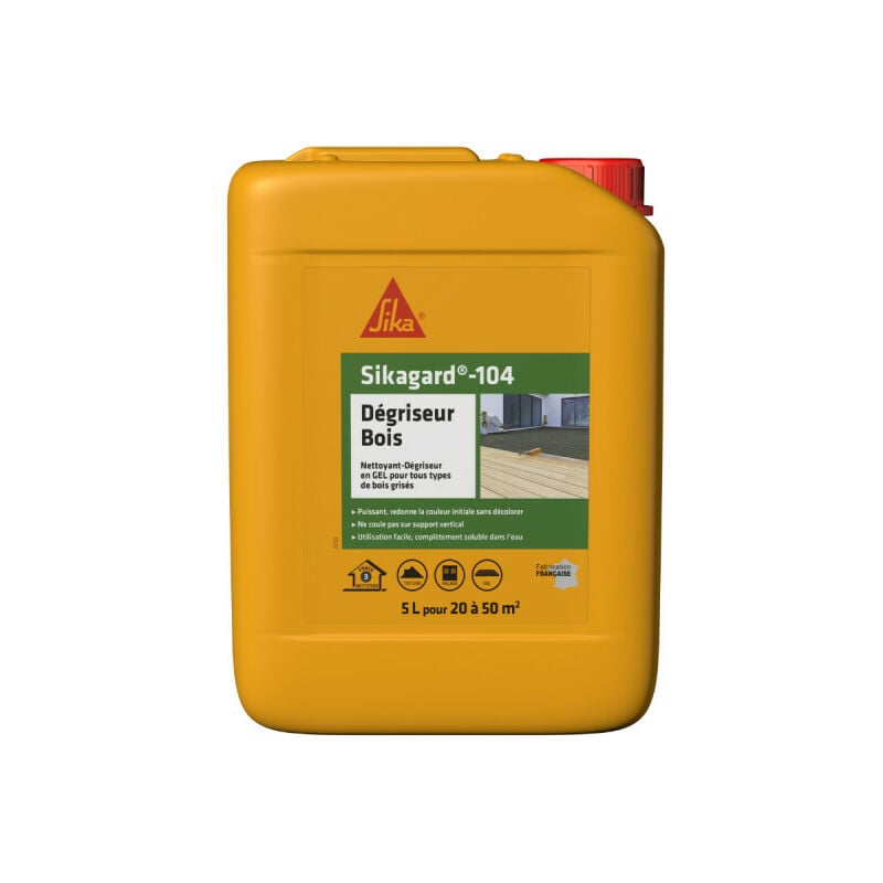 Dégriseur bois Sika Sika gard-104 - 5L