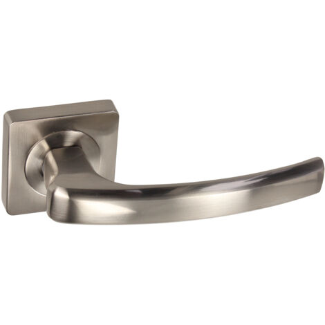 DH84A Türgriff, Oda Basic, Basic Line, quadratisches Schild, gebürstetes Nickel