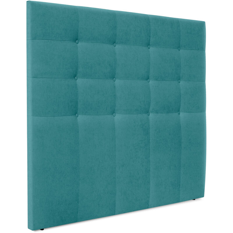 

Cabecero, Cabezales de Cama Capitoné hasta el Suelo. Cabezal tapizado ACUALINE (Tela Turquesa, 145cm (Camas 120/135/140)) - Turquesa - Dhome