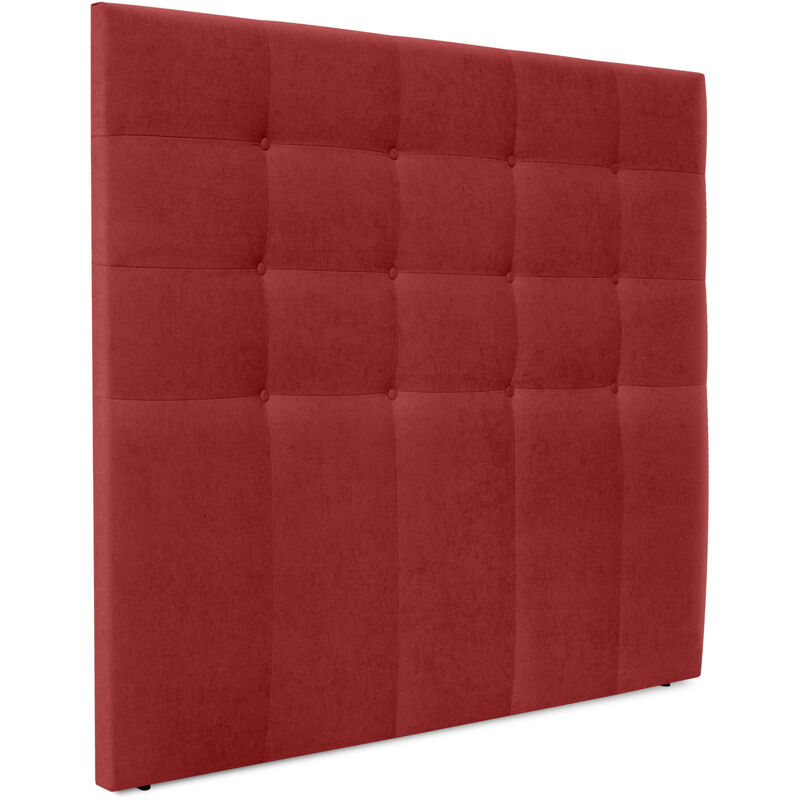 

Cabecero, Cabezales de Cama Capitoné hasta el Suelo. Cabezal tapizado ACUALINE (Tela Rojo, 145cm (Camas 120/135/140)) - Rojo - Dhome