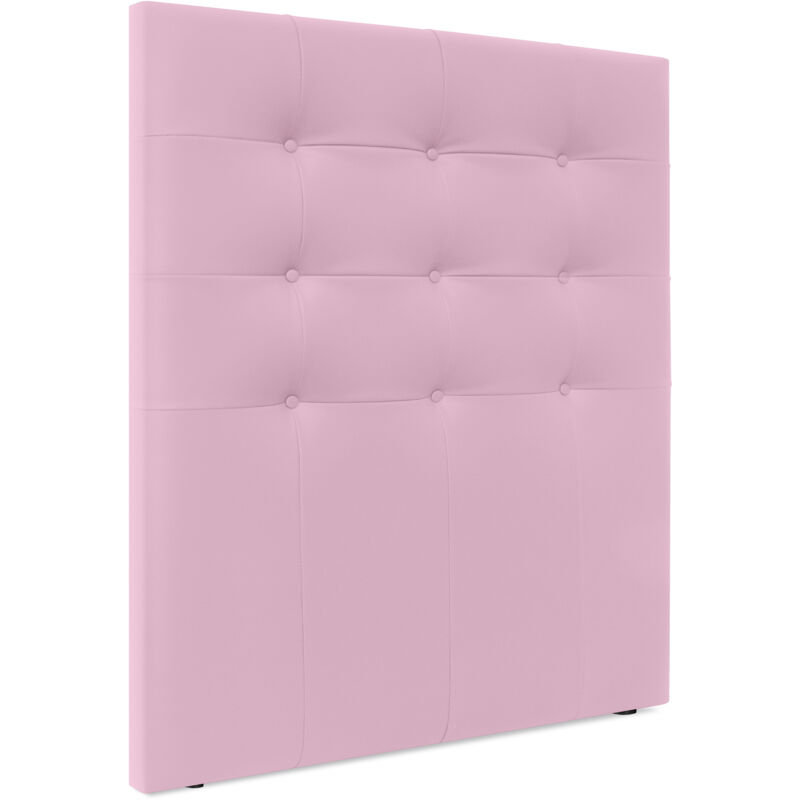 

Cabecero, Cabezales de Cama Capitoné hasta el Suelo. Cabezal tapizado ACUALINE (Polipiel Rosa, 95cm (Camas 70/80/90)) - Rosa - Dhome