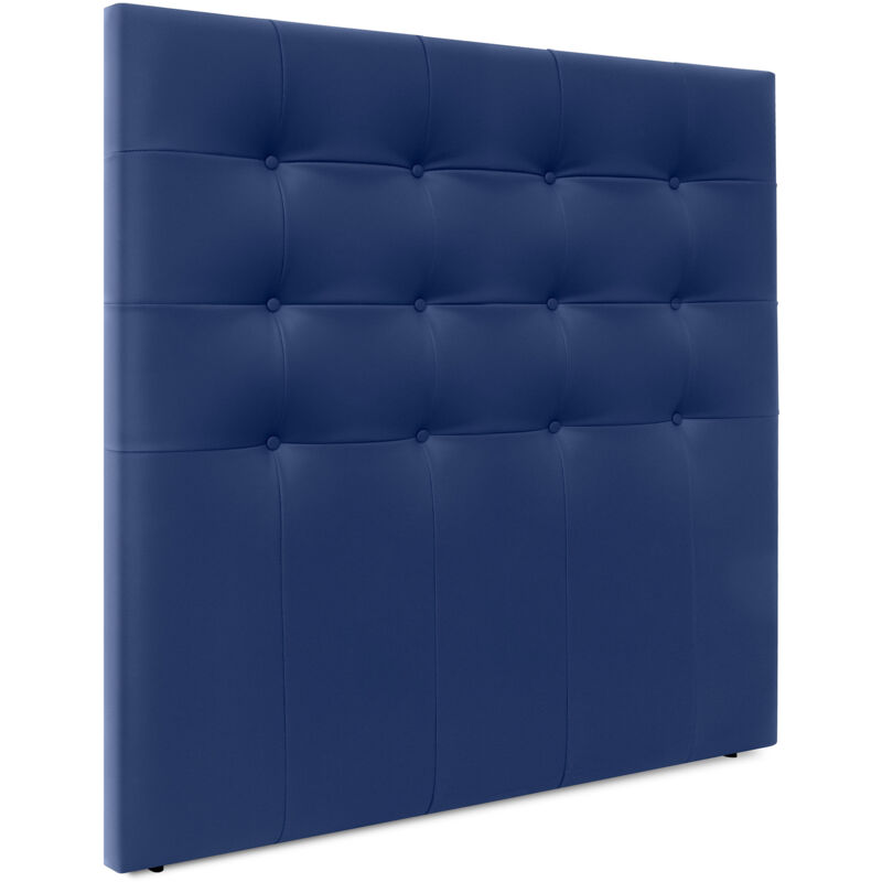 

Cabecero, Cabezales de Cama Capitoné hasta el Suelo. Cabezal tapizado ACUALINE (Polipiel Azul, 145cm (Camas 120/135/140)) - Azul - Dhome