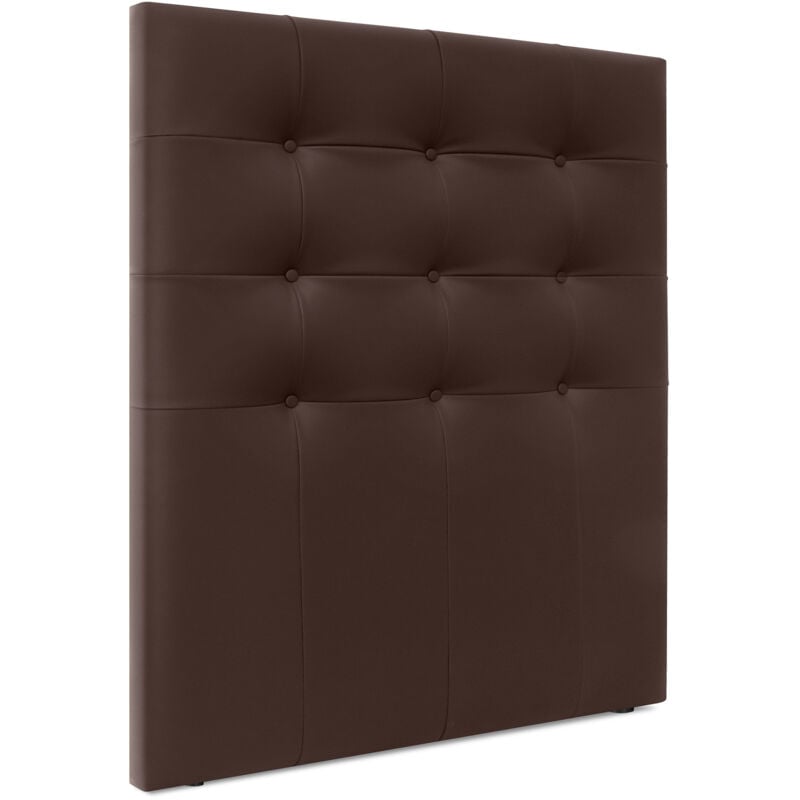 

Cabecero, Cabezales de Cama Capitoné hasta el Suelo. Cabezal tapizado ACUALINE (Polipiel Chocolate, 95cm (Camas 70/80/90)) - Chocolate - Dhome