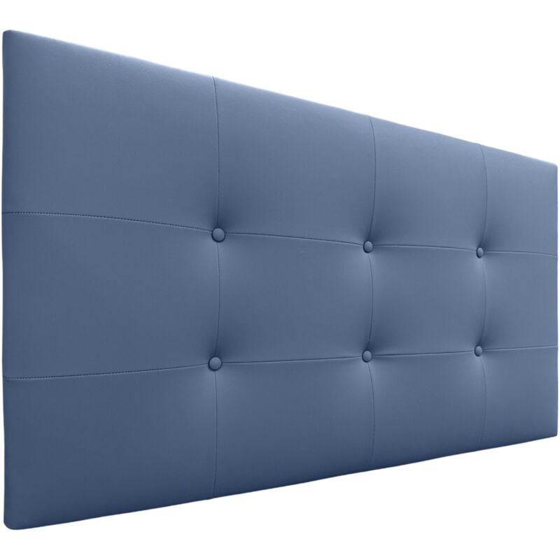 

Cabecero, Cabezales de Cama Capitoné para colgar. Cabezal tapizado ACUALINE (Polipiel Azul, 95x60cm (Camas 70/80/90)) - Azul - Dhome