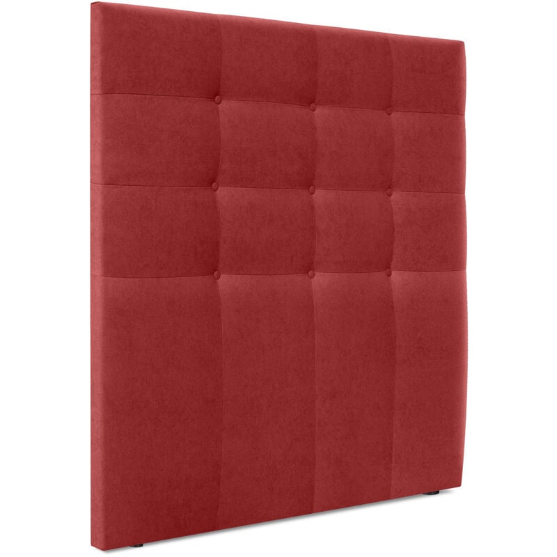 

Cabecero, Cabezales de Cama Capitoné hasta el Suelo. Cabezal tapizado ACUALINE (Tela Rojo, 110cm (Camas 80/90/105)) - Rojo - Dhome