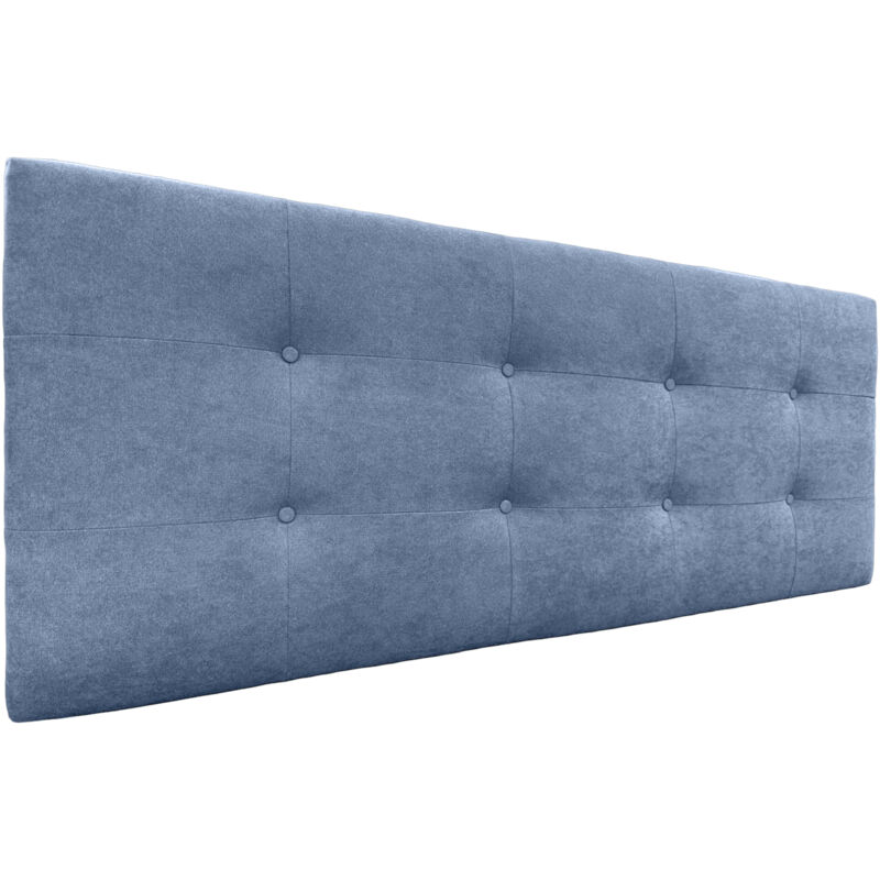 

Cabecero, Cabezales de Cama Capitoné para colgar. Cabezal tapizado ACUALINE (Tela Azul, 160x60 (Camas 150/160)) - Azul - Dhome