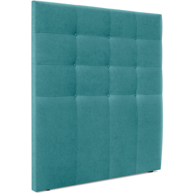 

Cabecero, Cabezales de Cama Capitoné hasta el Suelo. Cabezal tapizado ACUALINE (Tela Turquesa, 95cm (Camas 70/80/90)) - Turquesa - Dhome