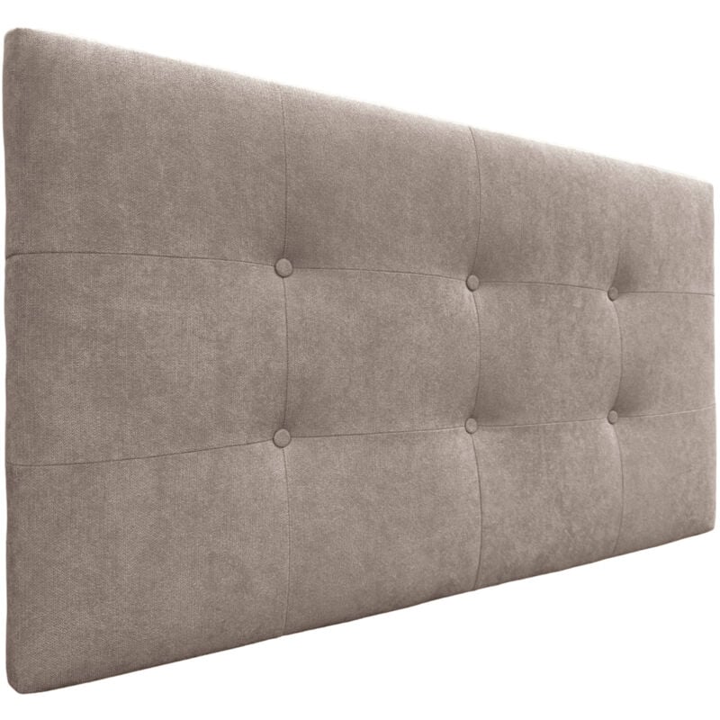 

Cabecero, Cabezales de Cama Capitoné para colgar. Cabezal tapizado ACUALINE (Tela Tierra, 110x60cm (Camas 80/90/105)) - Tierra - Dhome