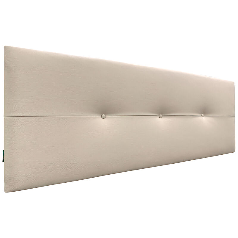 

Cabecero de Polipiel o Tela AQUALINE Pro Cabeceros Cabezal tapizado Cama (Polipiel Beige, 145cm (Camas 120/135/140)) - Beige - Dhome