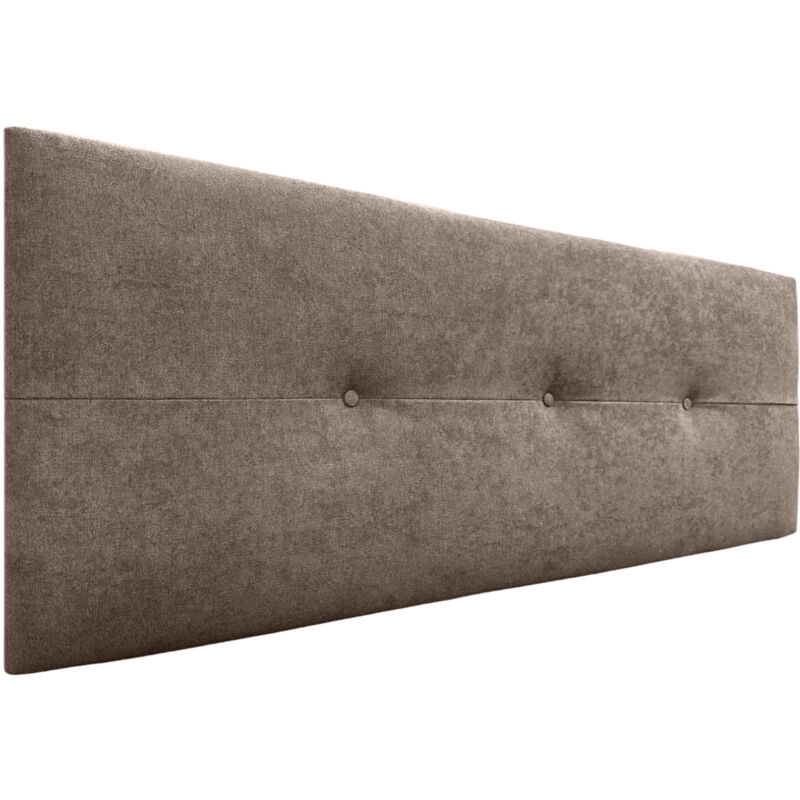 

Cabecero de Polipiel o Tela AQUALINE Pro Cabeceros Cabezal tapizado Cama (Tela Marrón, 145cm (Camas 120/135/140)) - Marrón - Dhome