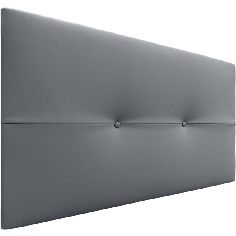 

Cabecero de Polipiel o Tela AQUALINE Pro Cabeceros Cabezal tapizado Cama (Polipiel Gris Ceniza, 95cm (Camas 70/80/90)) - Gris Ceniza - Dhome