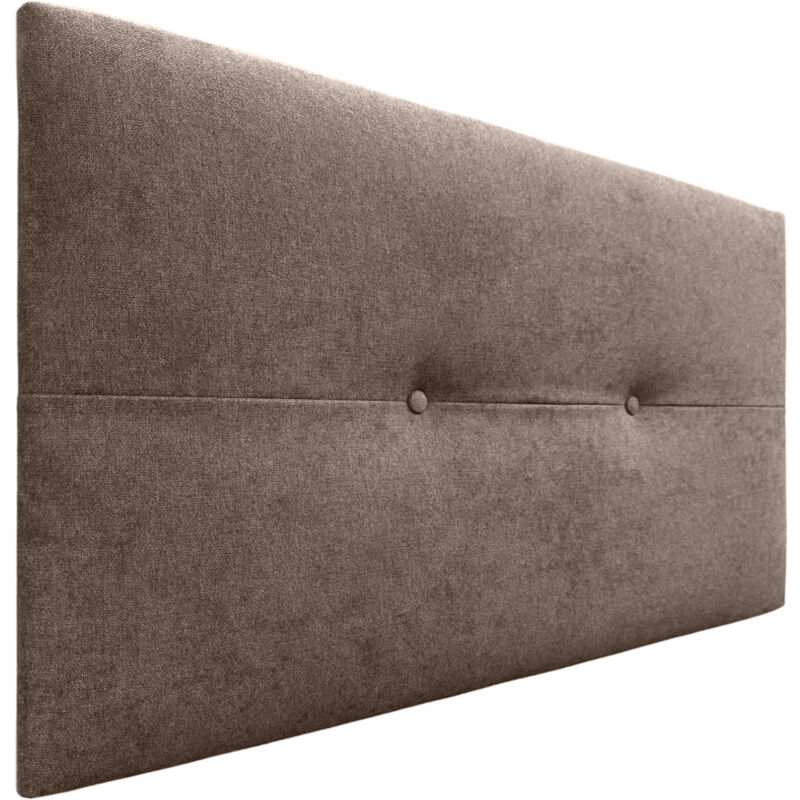

Cabecero de Polipiel o Tela AQUALINE Pro Cabeceros Cabezal tapizado Cama (Tela Marrón, 95cm (Camas 70/80/90)) - Marrón - Dhome
