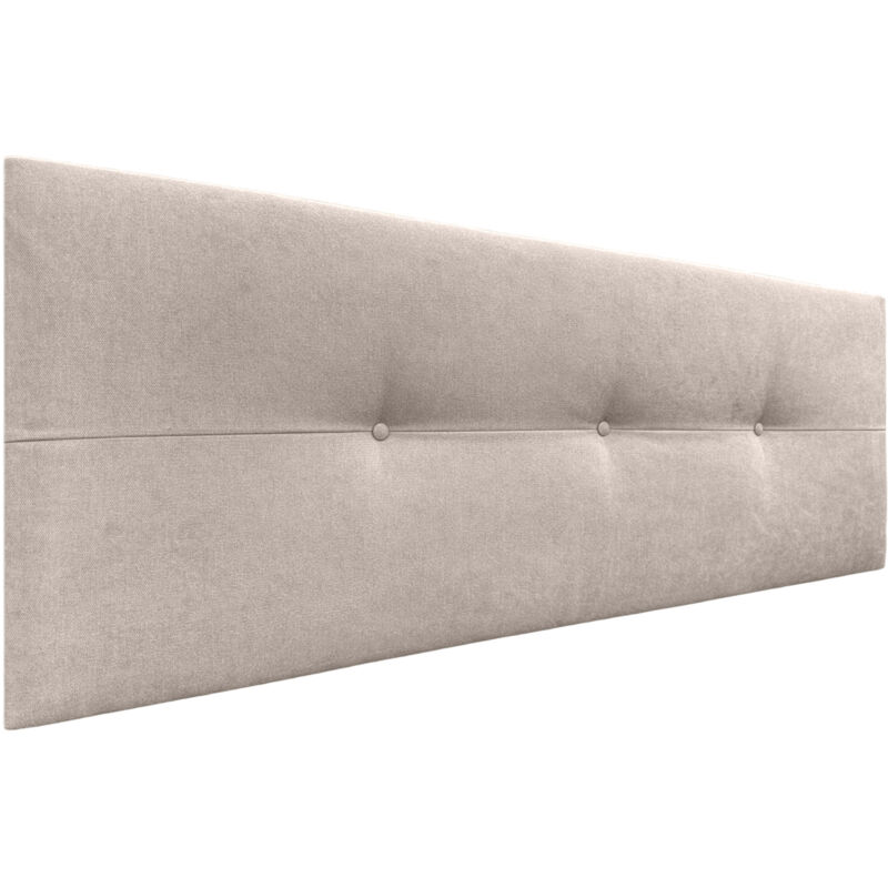 

DHOME Cabecero de Polipiel o Tela AQUALINE Pro Cabeceros Cabezal tapizado Cama (Tela Beige, 145cm (Camas 120/135/140)) - Beige
