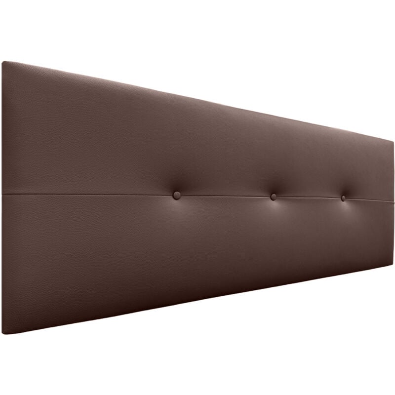 

Cabecero de Polipiel o Tela AQUALINE Pro Cabeceros Cabezal tapizado Cama (Polipiel Chocolate, 145cm (Camas 120/135/140)) - Chocolate - Dhome