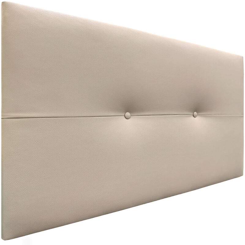 

Cabecero de Polipiel o Tela AQUALINE Pro Cabeceros Cabezal tapizado Cama (Polipiel Beige, 110cm (Camas 80/90/105)) - Beige - Dhome