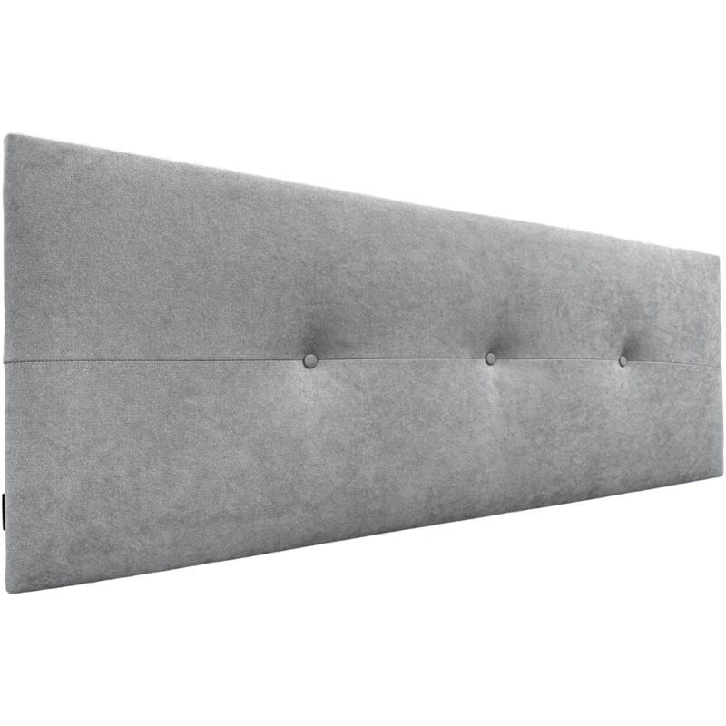 

Cabecero de Polipiel o Tela AQUALINE Pro Cabeceros Cabezal tapizado Cama (Tela Gris, 145cm (Camas 120/135/140)) - Gris - Dhome