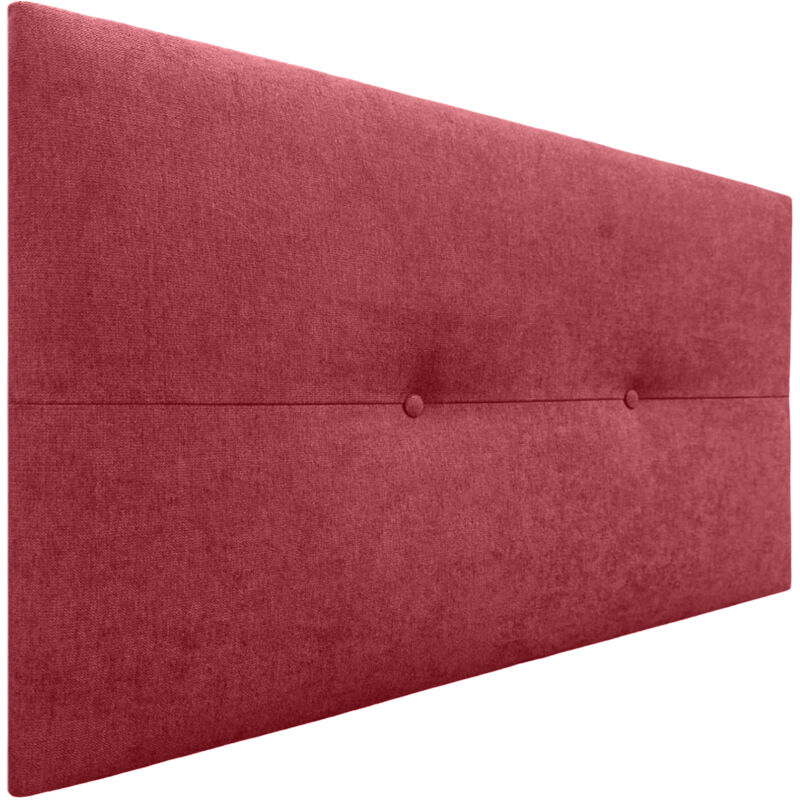 

Cabecero de Polipiel o Tela AQUALINE Pro Cabeceros Cabezal tapizado Cama (Tela Rojo, 95cm (Camas 70/80/90)) - Rojo - Dhome