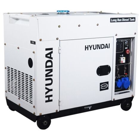 DHY8600SE-LRS Generador diésel insonorizado 6,3KW apoyo solar HYUNDAI
