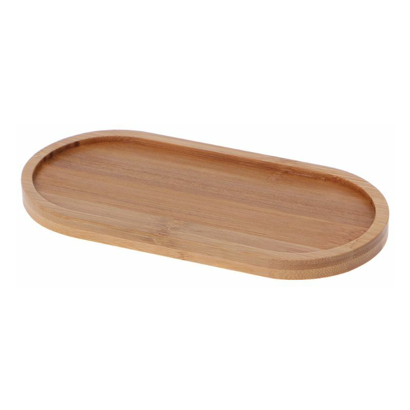 Di Forma ovale di Legno di Bambù Piattino Pianta