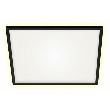 DI-KA LED Panel BRILONER LEUCHTEN SLIM, 22 W, 3000 lm, IP20, schwarz, Kunststoff, 42 x 42 x 2,9 cm