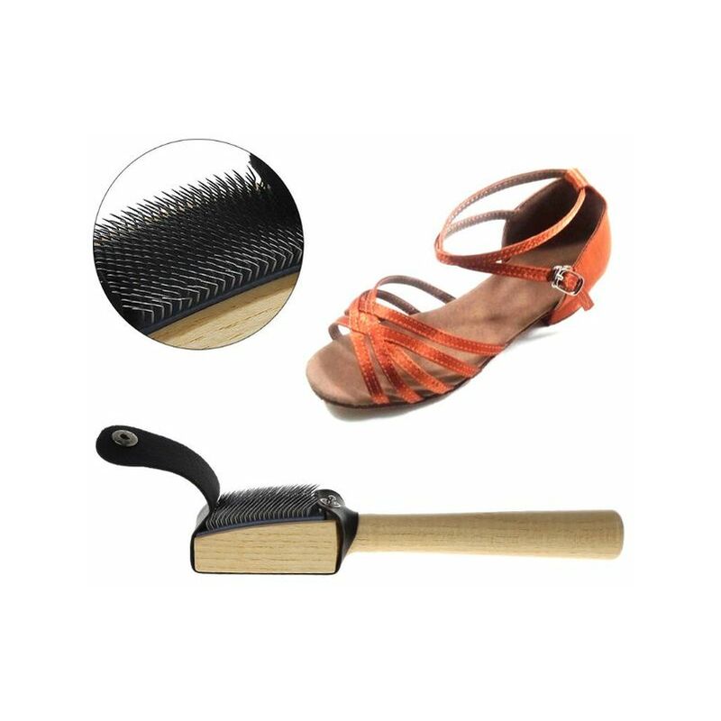 Di legno in Pelle Scamosciata Filo di Pulizia