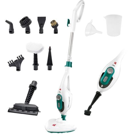 AUTRES Di4 Steamclean Multi10 Max Scopa a Vapore Multifunzione 10 in 1, 1500 W, Elimina il 99,9% di Virus e Batteri, Pulizia senza Prodotti Chimici o Abrasivi