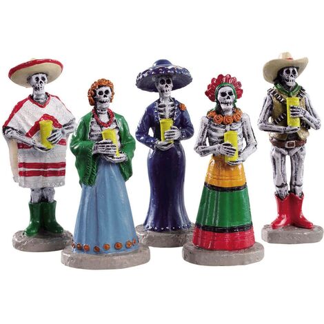 Dia De Los Muertos Vigil Set Of 5 Cod. 92729