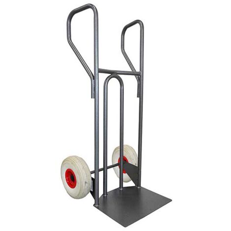 Diable acier charge 250kg - Roues increvables non tachantes silenc. - DVPF1-RINC