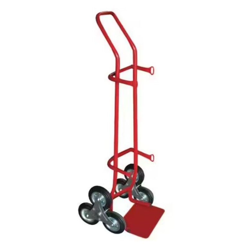 Diable Acier Porte-Bouteille Fimm 3 Roues en Etoiles Charge 200kg - A141525