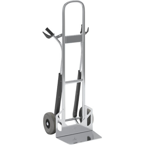 Diable aluminium MATADOR a tablier surélevé, bavette 450x300mm - 17939