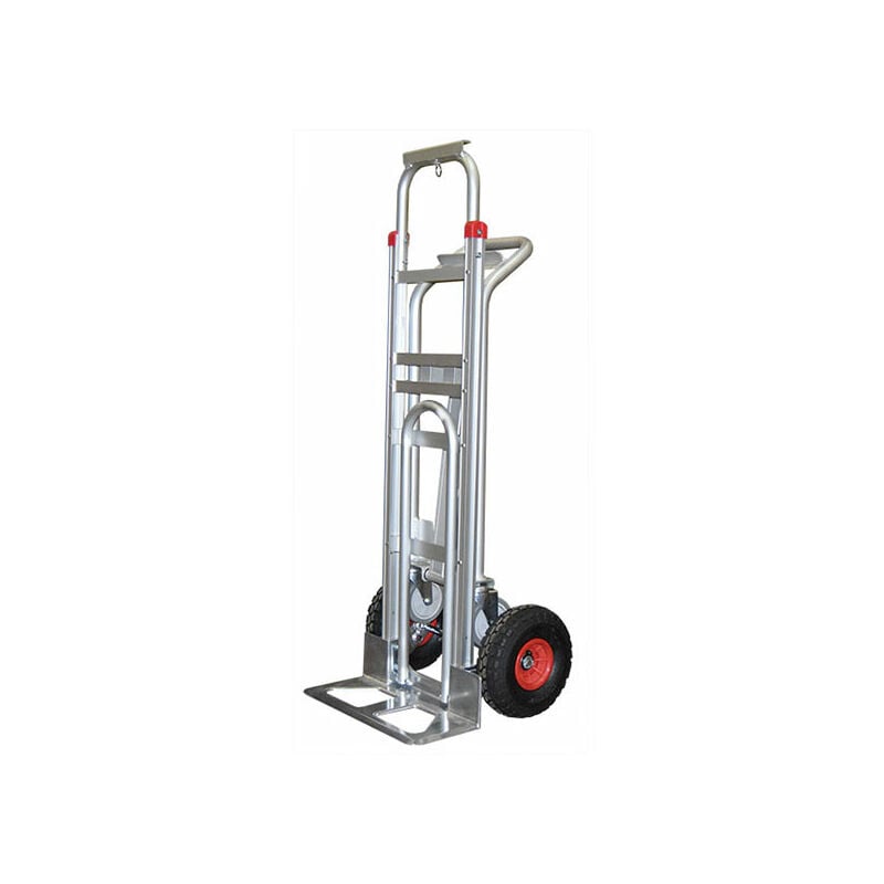 Diable-manutention - Diable 3 positions aluminium - Charge 250kg / 350kg - Roues gonflables - STC3