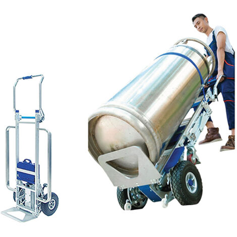 Diable électrique escalier pliable - Tablier large - Charge max 170kg - DMEG170/EL/CC