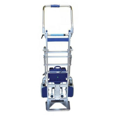 Diable monte-escaliers électrique avec frein STOCKMAN - Roues increvables - Charge 200kg - DMEG200