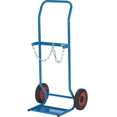 Diable porte-bouteille 51005 Fetra pour 2 bouteilles acier de 10 kg