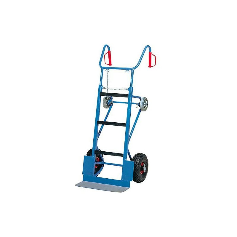 Fetra - Diable pour appareils 11050 Capacité 400kg, pour escalier avec tablier et sangle