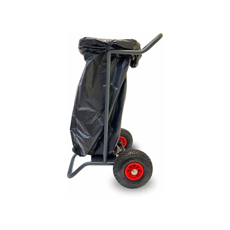 Matisère - Diable support sac poubelle - Extérieur et intérieur - Charge max 150kg - 8MDP0000G0N716