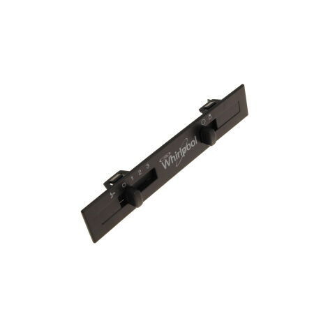 Diadema negra + deslizadores para campana Whirlpool