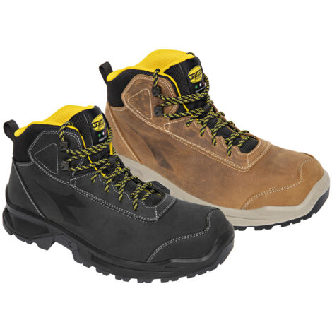 Diadora – Chaussures de sécurité S3 SRC – Tige en cuir nubuck hydrofuge – Semelle anti-crevaison K-Sole – Pointure 35 – Conformes DGUV 112-191