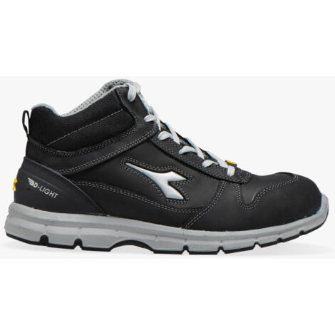 Diadora – Chaussures de sécurité montantes S3 SRC ESD taille 44 – Nubuck déperlant – Protection antichoc 200 joules – Pour environnements humides