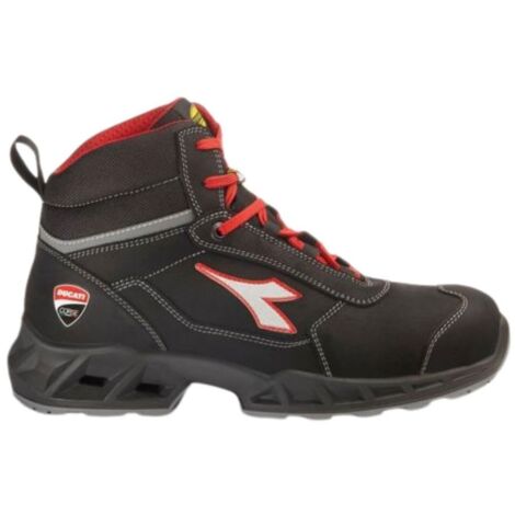 Diadora Shark Engine Mid Ducati S3S FO SR ESD Arbeitshochschuhe - 38 EU - Negro