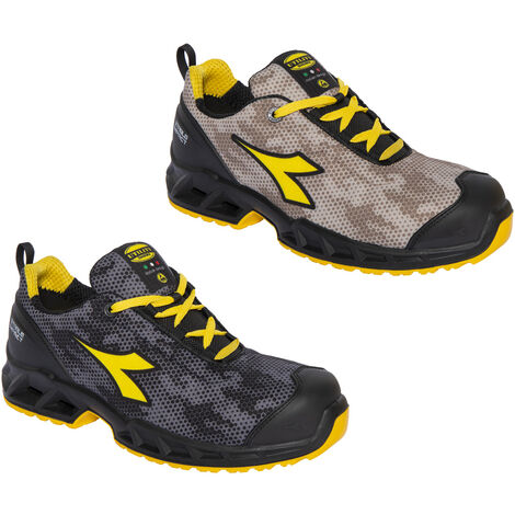 Diadora Shark Stable Impact Low S3 SRC ESD Arbeitsschuhe - Grau - 43 EU