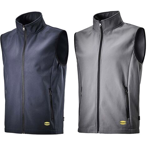 Diadora Shell Vest Level Arbeitsweste - XXXL - Grau