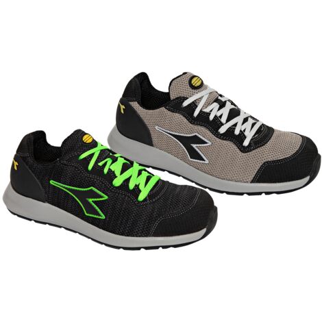 Diadora Strike MDS Weave S3 HRO SRC, Chaussure de Course Homme, Noir/Vert, 39.5 UK