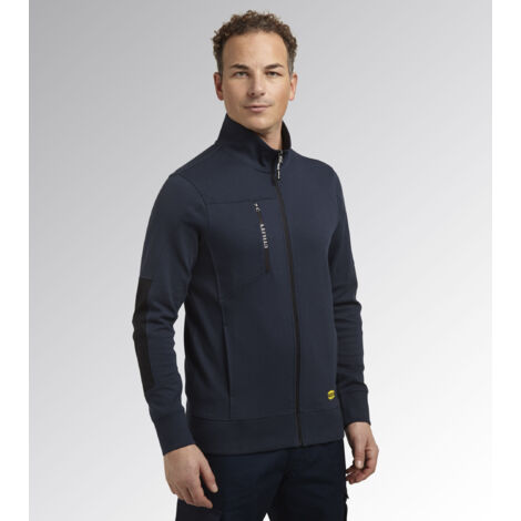 Diadora Sweatshirt Zip Litework Arbeits-Sweatshirt - L - Blau