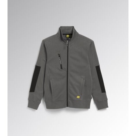 Diadora Utility Felpa Da Lavoro SWEATSHIRT FZ LITEWORK Colore Grigio Taglia L