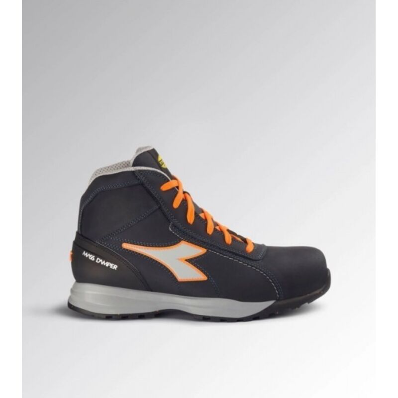 Chaussure de sécurité montante noire-orange Diadora utility glove mds mid S3S fo hro sr - 181134C9545 45