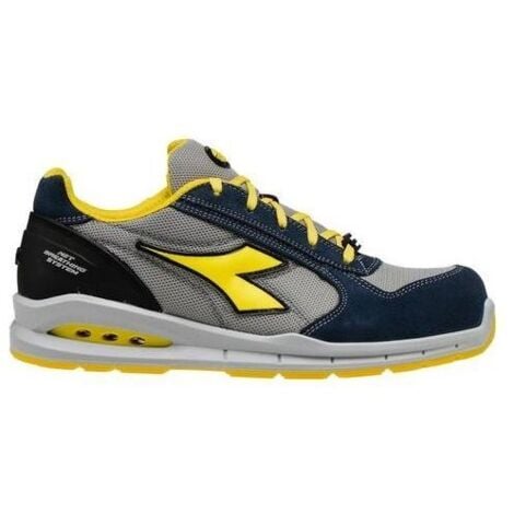 TRANSCEND Scarpe antinfortunistiche Diadora Run Net Airbox Geox Low S1P SRC - 43 - Blu