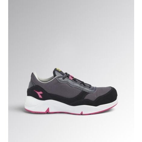 Diadora Utility Scarpa Antinfortunistica Bassa Femminile Athena Text Low S1PL FO SR ESD Nero - 38