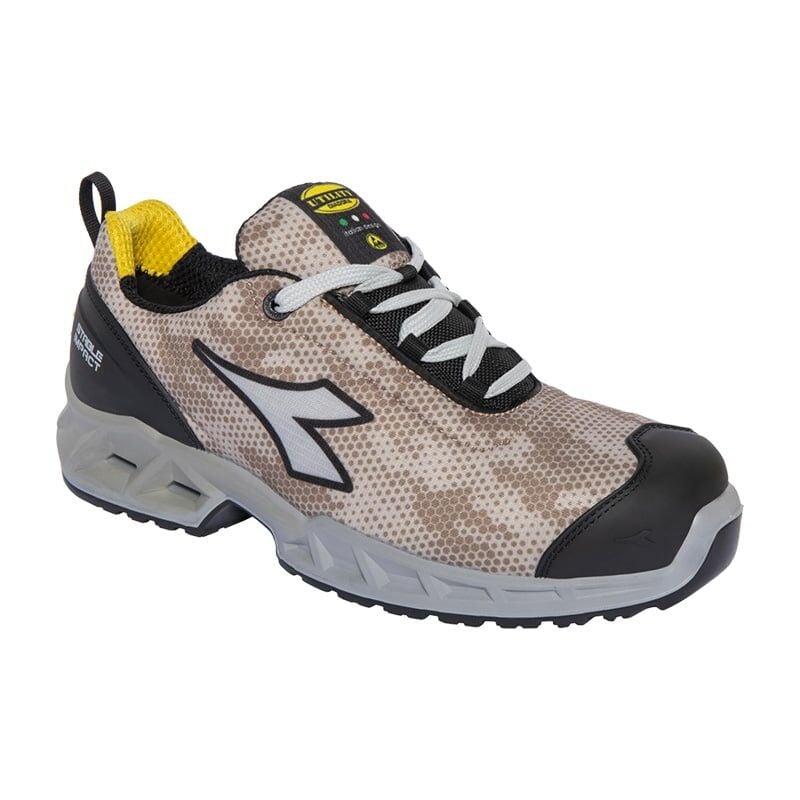 Image of Scarpe antinfortunistiche Diadora Shark Stable Impact Low S1P SRC ESD Beige - 46 - Fango