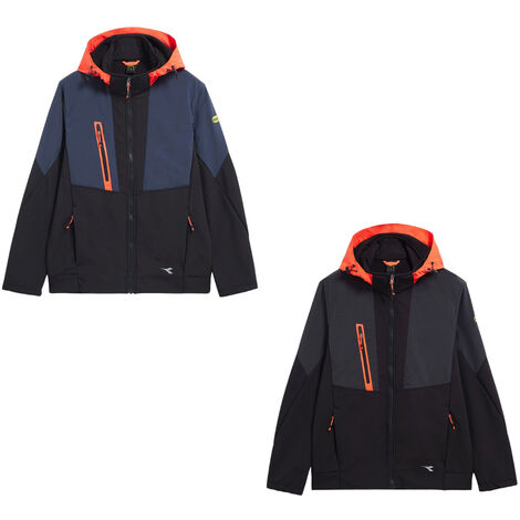 Diadora Utility Softshell Veste de travail softshell hybride - XXL - Azul